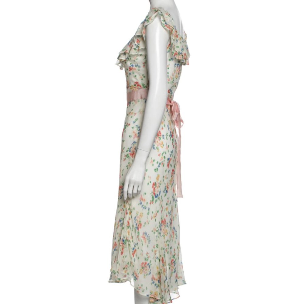 LoveShackFancy Faith Midi Dress in Floral Confetti - Picture 10 of 16